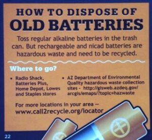 How To Dispose of Old Batteries