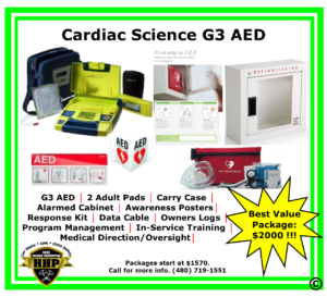 Cardiac Science G3 Portable Defibrillator (AED) is the workhorse of the AED world