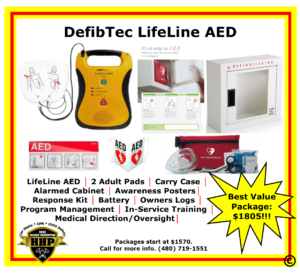 The DefibTech LifeLine is a great AED that is more than capable of saving a life.