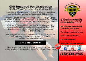 CPR Required For Arizona Students. Call @SafetyNick (480) 448-0266