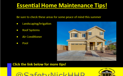 Summertime Home Maintenance Tips