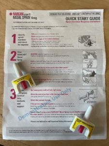 Narcan Usage Directions